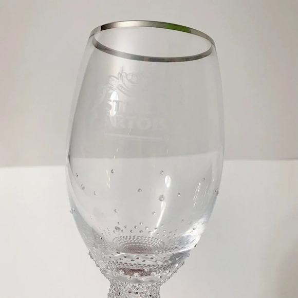 Swarovski Crystal Stella Artois Chalice Goblet Glass Limited Edition Worn Box - Picture 10 of 16